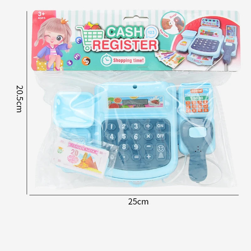 Supermarket Cash Register Simulation Multi-Function Cash Register Children Play Every Family Toys Educational Toys
