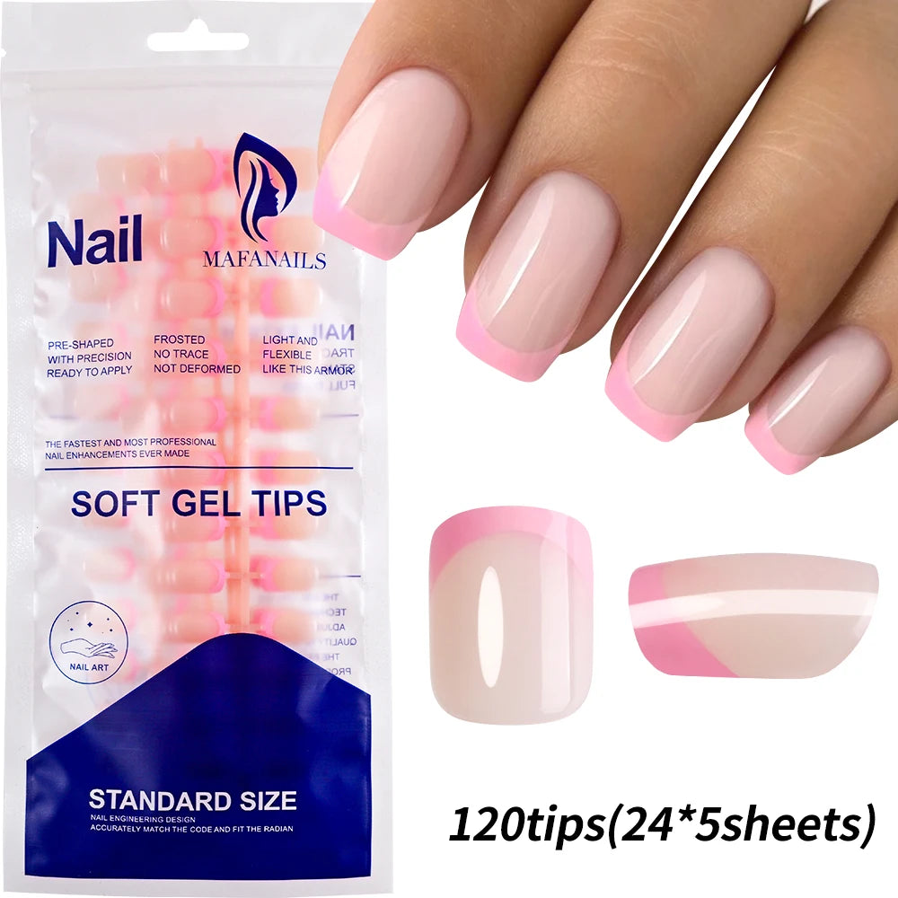 576pcs/Box Colorful Fake Nails  Cover Nail Tips