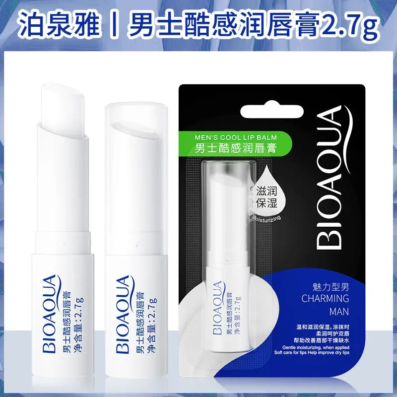 BIOAQUA Natural Aloe Moisturizing Lip Balm Colorless Refine Repair Lip Wrinkles for Woman Winter Lip Care 1 Pcs