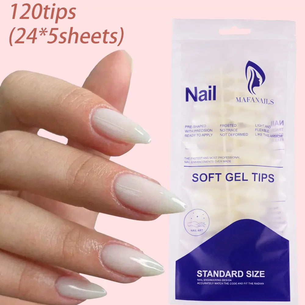 576pcs/Box Colorful Fake Nails  Cover Nail Tips