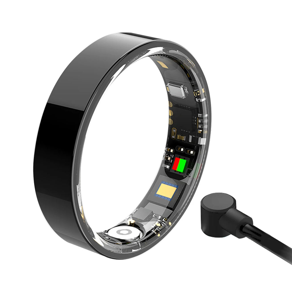 Smart Ring Bluetooth Call Heart Rate Blood Pressure Monitor 5ATM Waterproof Health Ring Men Women For Xiaomi Gift