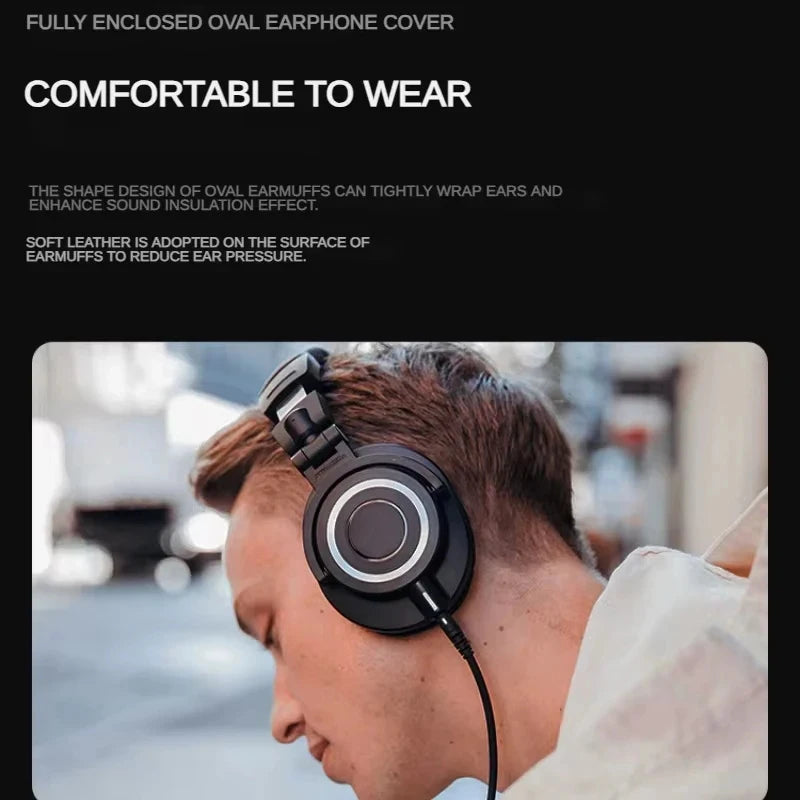 Studio Monitor Headphones with High-Resolution