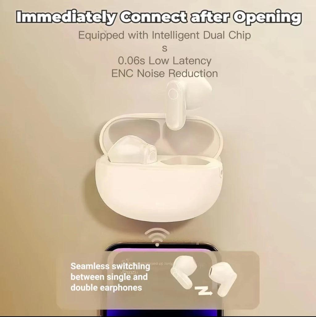 Wireless Bluetooth Earbuds  Berlin Sound Tech  High-Fidelity Ultra-Light Semi-In-Ear Design, Secure for Sports, Long Ba